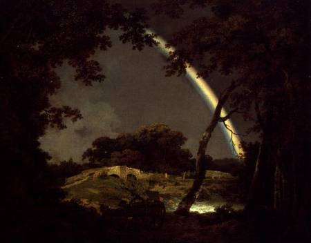 Landscape with a Rainbow à Joseph Wright of Derby