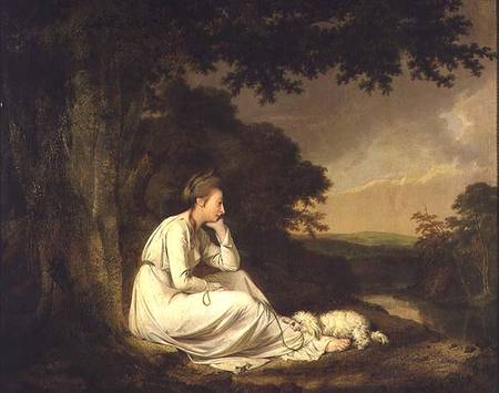 Maria, from Sterne's "A Sentimental Journey" à Joseph Wright of Derby