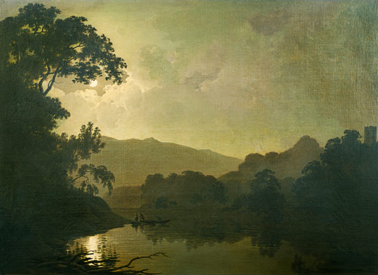 Moonlight à Joseph Wright of Derby