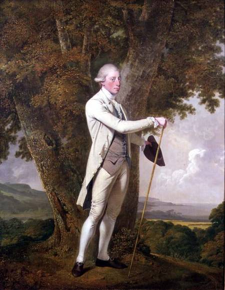 Portrait of John Milnes, 12th Duke of St. Albans (d.1810) à Joseph Wright of Derby