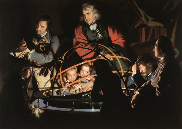 The Orrery à Joseph Wright of Derby