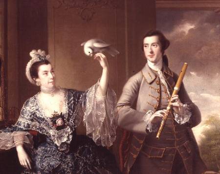 Mr. and Mrs. William Chase à Joseph Wright of Derby