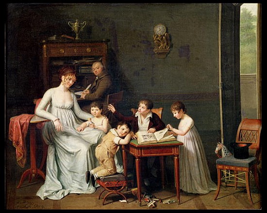 Portrait of a Family, 1800-01 à Joseph Marcellin Combette