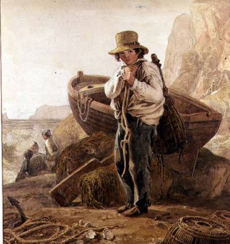 The Young Fisherboy à Joshua Cristall