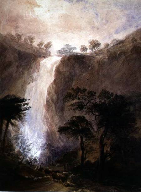 View of a Waterfall à Joshua Wallis