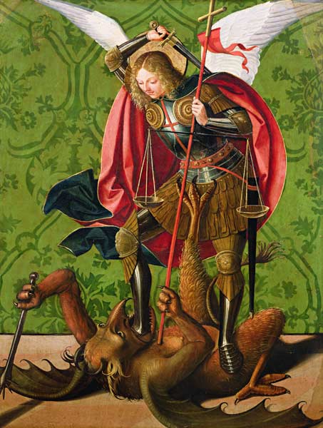 St. Michael Killing the Dragon à Josse Lieferinxe