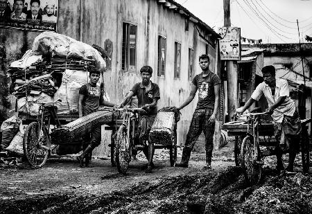 A scene of life in Bangladesh.