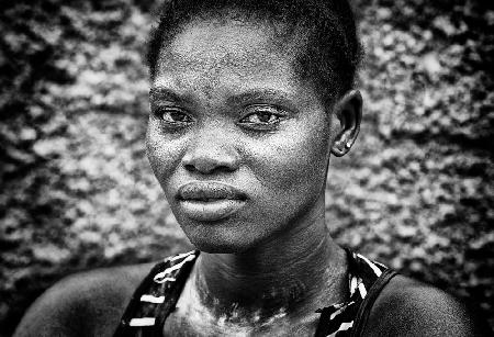 Woman from Benin.