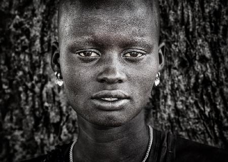 Mundari tribe woman - South Sudan