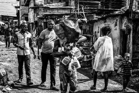 In the streets of Sodom and gomorrah area in Accra