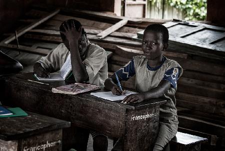 At school in Benin