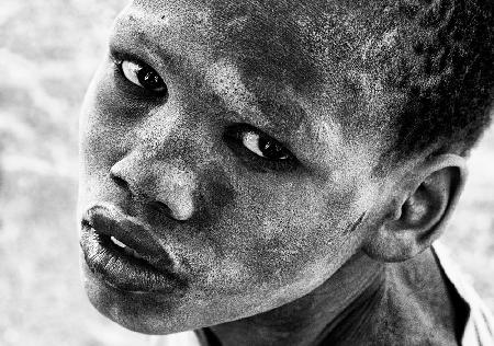 Mundari tribe child - South Sudan