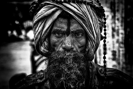 Man in Kumbh Mela - Prayagraj-India