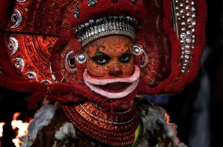 Theyyam Ceremony Performer- Kannur - India