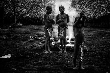 Ritual of fire-II (Jaramaja, Espiritu Santo island, Vanuatu)