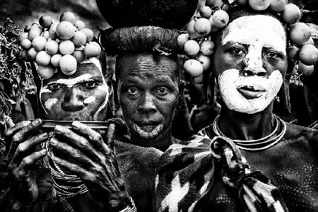 Surma tribe women-I-Ethiopia