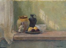 Still life with china dog 