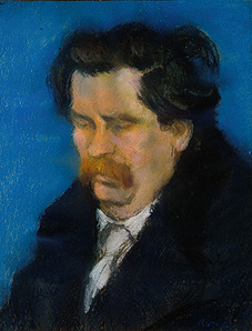 portrait du poète hongrois Zsigmont Moricz à József Rippl-Rónai