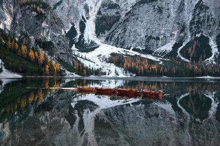 Reflection II - Pragser Wildsee