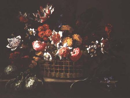 Basket of Flowers à Juan de Arellano