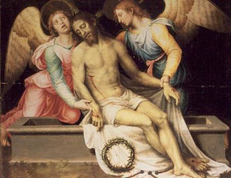 Pieta (Christus Patiens) à Juan de Juanes (alias Vicente Joannes Macip)