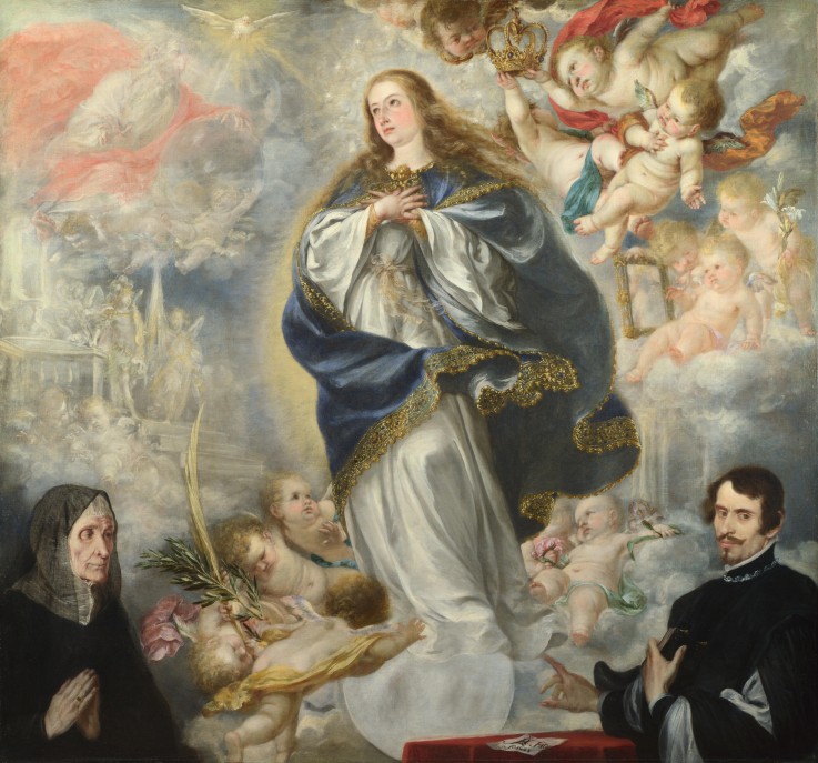 The Immaculate Conception with Two Donors à Juan de Valdes Leal