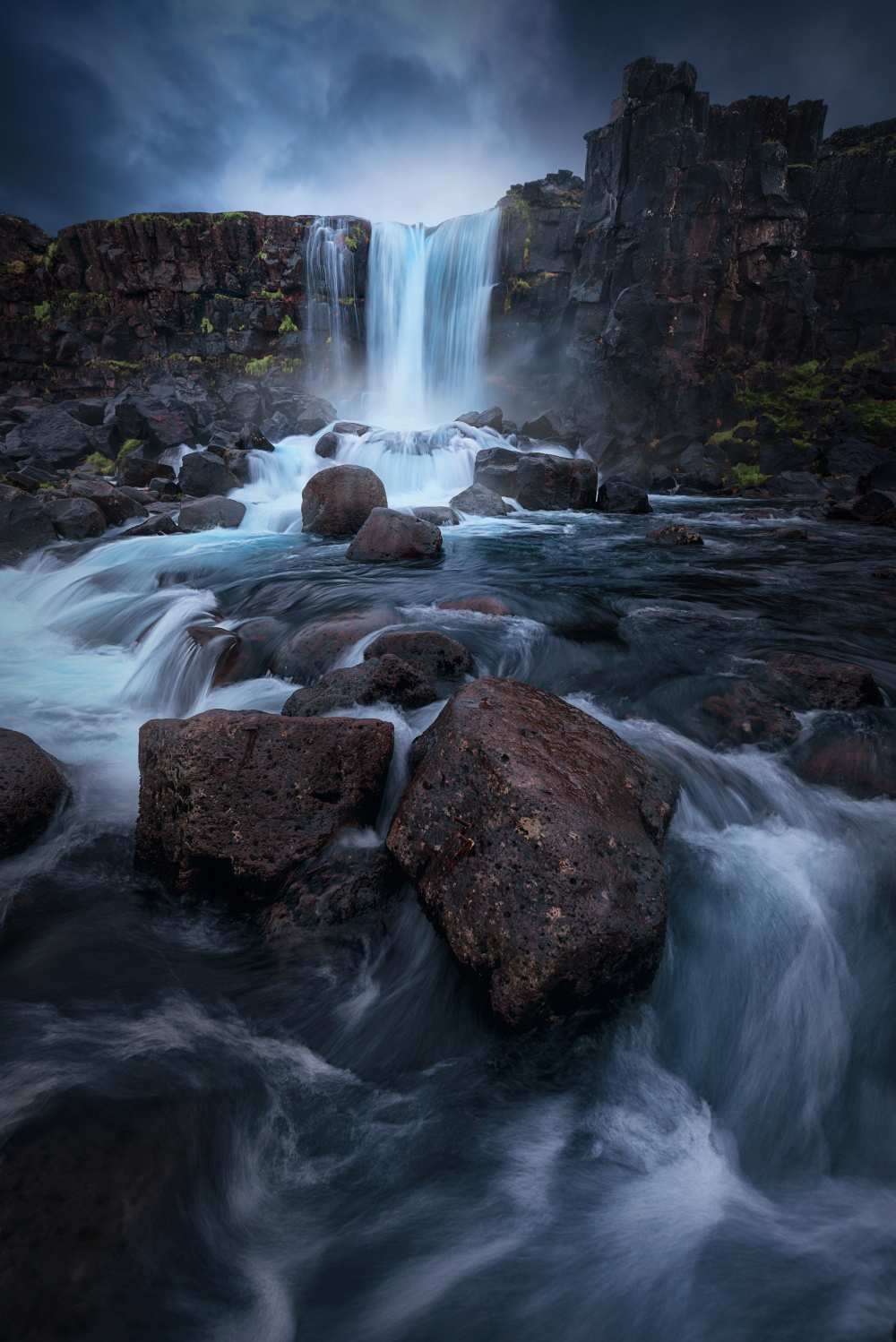 Una cascada. à Juan Pablo de