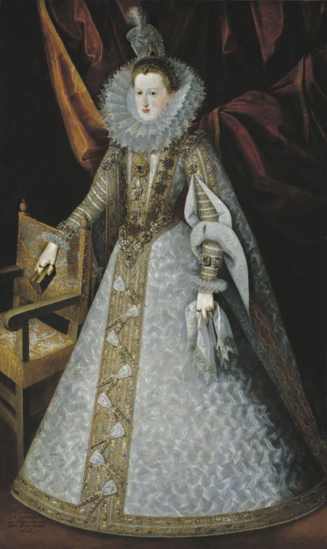 Portrait of Margarita of Austria (1584–1611) à Juan Pantoja de la Cruz