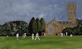 Cricket on Churchill Green