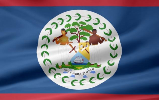 Belize Flagge à Juergen Priewe
