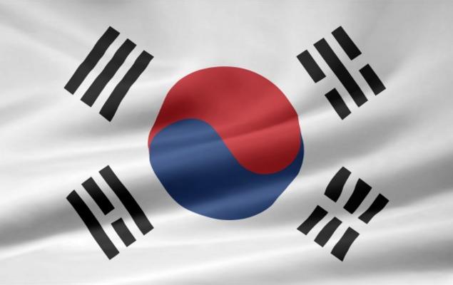 Südkoreanische Flagge à Juergen Priewe