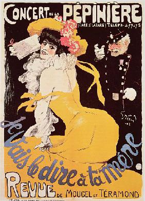 Poster for the Concert de la Pepiniere