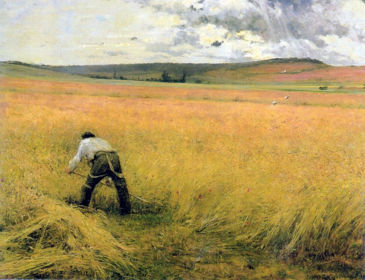 The Ripened Wheat à Jules Bastien-Lepage