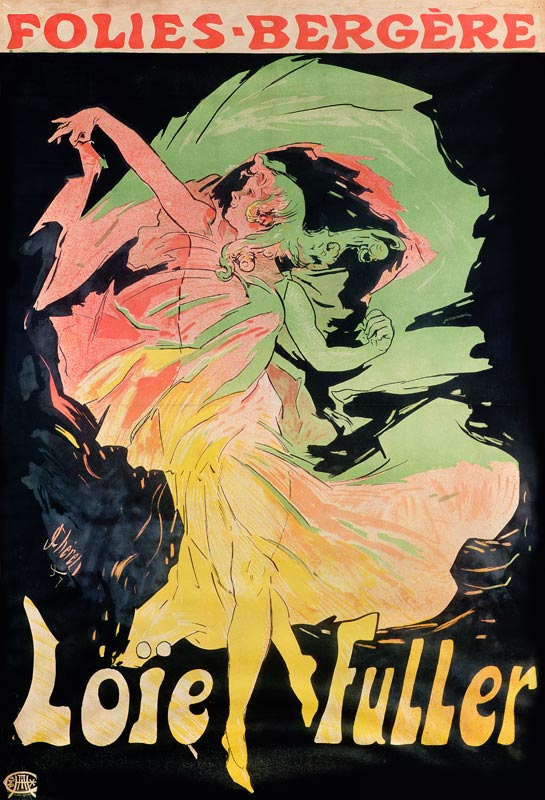 Folies Bergere: Loie Fuller, France à Jules Chéret