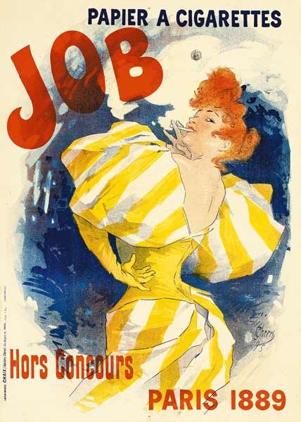 Affiche pour des JOB-Zigaretten à Jules Chéret