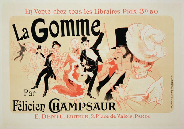 La Gomme (Poster) à Jules Chéret