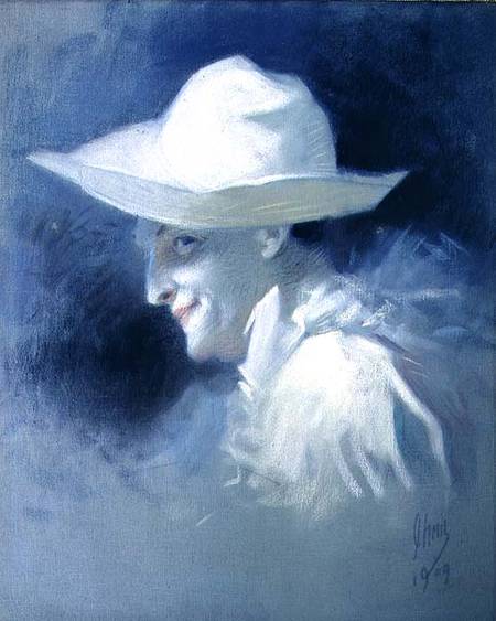 The Mime Artist Georges Wague as Pierrot à Jules Chéret