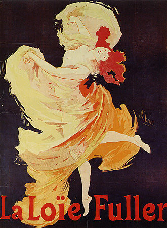 Affiche pour le danseur Loie Fuller à Jules Chéret
