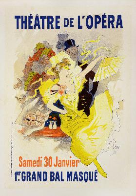 Théatre de l'opéra. Bal masqué (affiche)