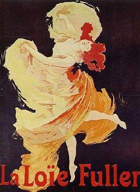 Affiche pour le danseur Loie Fuller
