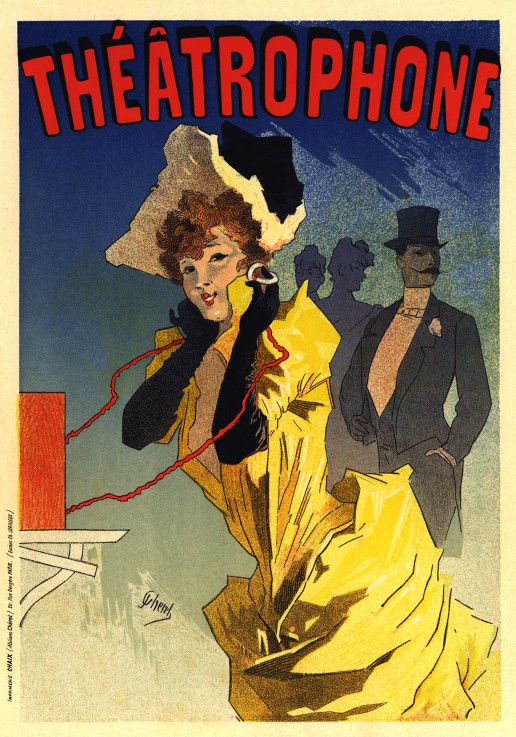 Théâtrophone (Poster) à Jules Chéret