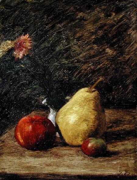 Still life with a Pear à Jules Dupré