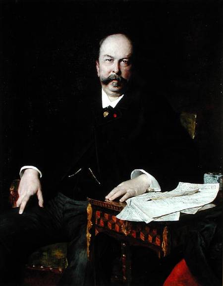 Portrait of Henri Meilhac (1831-97) à Jules Elie Delaunay
