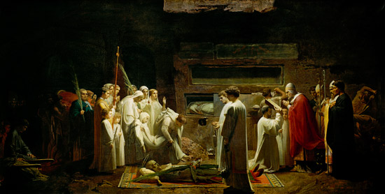 The Martyrs in the Catacombs à Jules Eugene Lenepveu