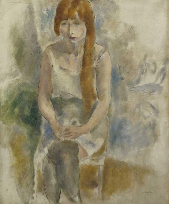 Sitzendes Modell. à Jules Pascin