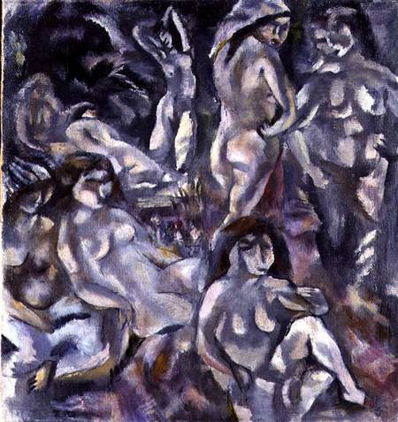 Eight Women in the Nude à Jules Pascin