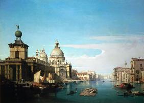 Entrance to the Grand Canal, Venice, with the Church of Santa Maria della Salute