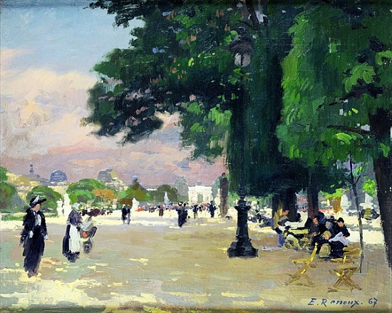 The Tuileries à Jules Ernest Renoux