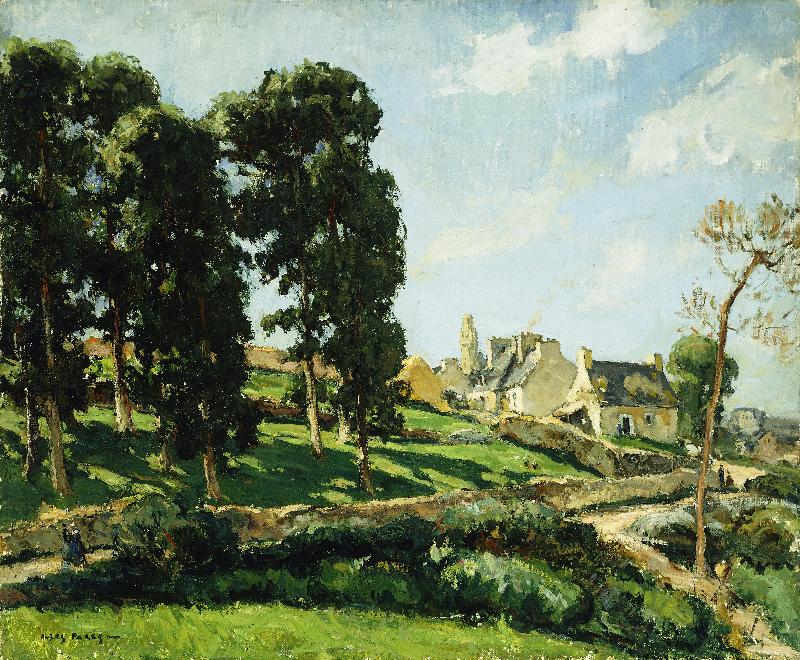 Bäume in der Nähe von Douarnenez. à Jules Eugène Pages
