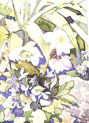 February Flowers, 1992  à Julia  Gibson